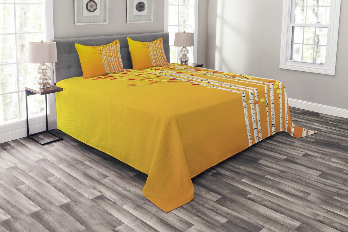 ABAKUHAUS bos dekenset – 264x220 cm – 2 kussenhoezen – meerkleurig