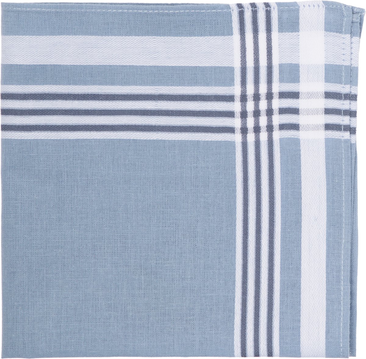 Elegante Tiseco Zakdoeken Alta - 6 Stuks - 30x30cm - 100% Premium Katoen in Indigo