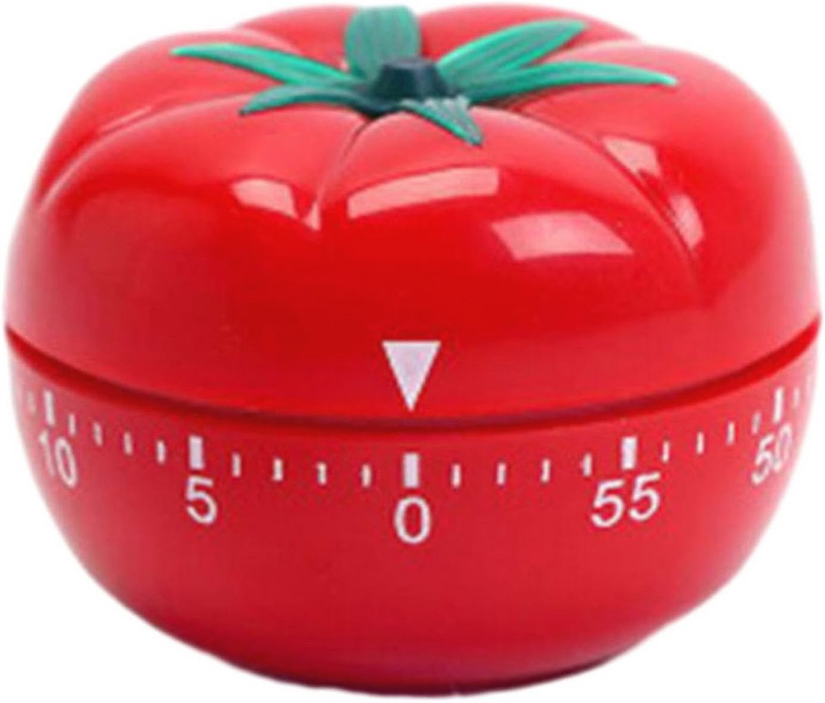 Mechanische Tomaat Timer voor Keuken - Koken met Herinneringsfunctie - 6,3 x 4,5 cm