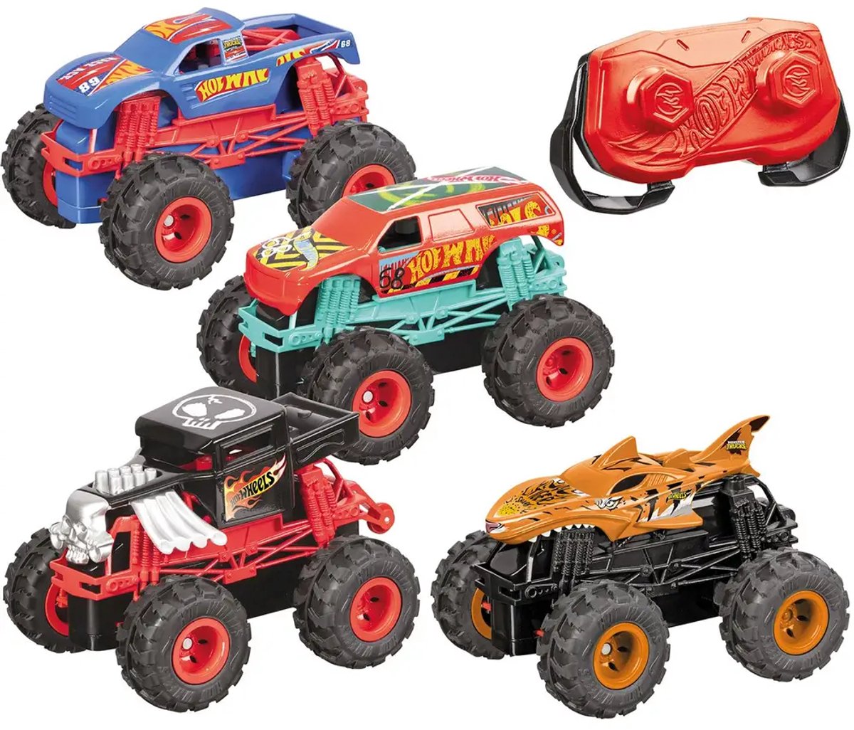 Bema RC Monster Truck speelgoed - Hot Wheels mini truck multicolor.