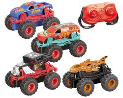 Bema RC Monster Truck speelgoed - Hot Wheels mini truck multicolor.