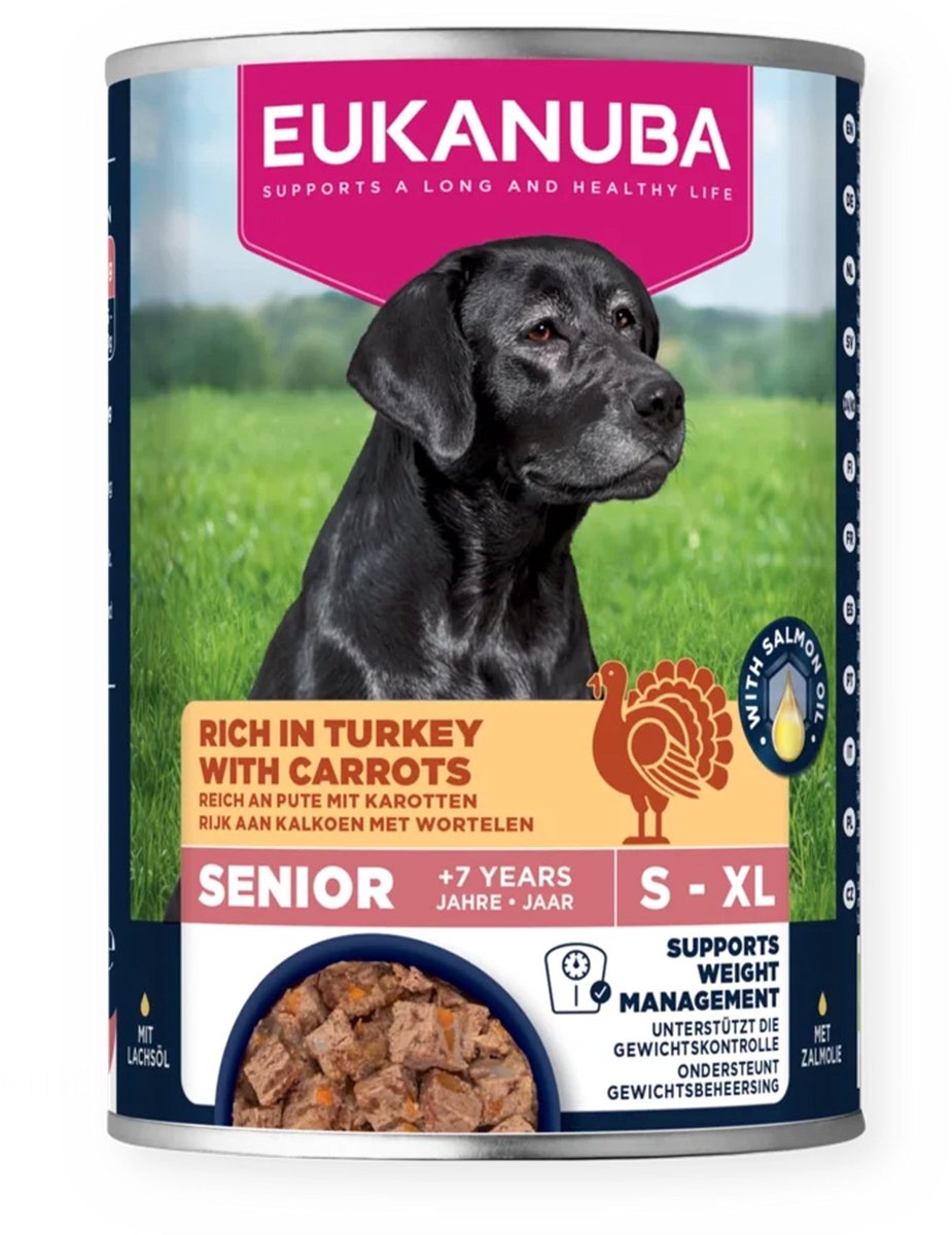 Eukanuba Eukanuba Life Care Dog Hondenvoer Nat Senior Turkey & Carrot - 400 gr