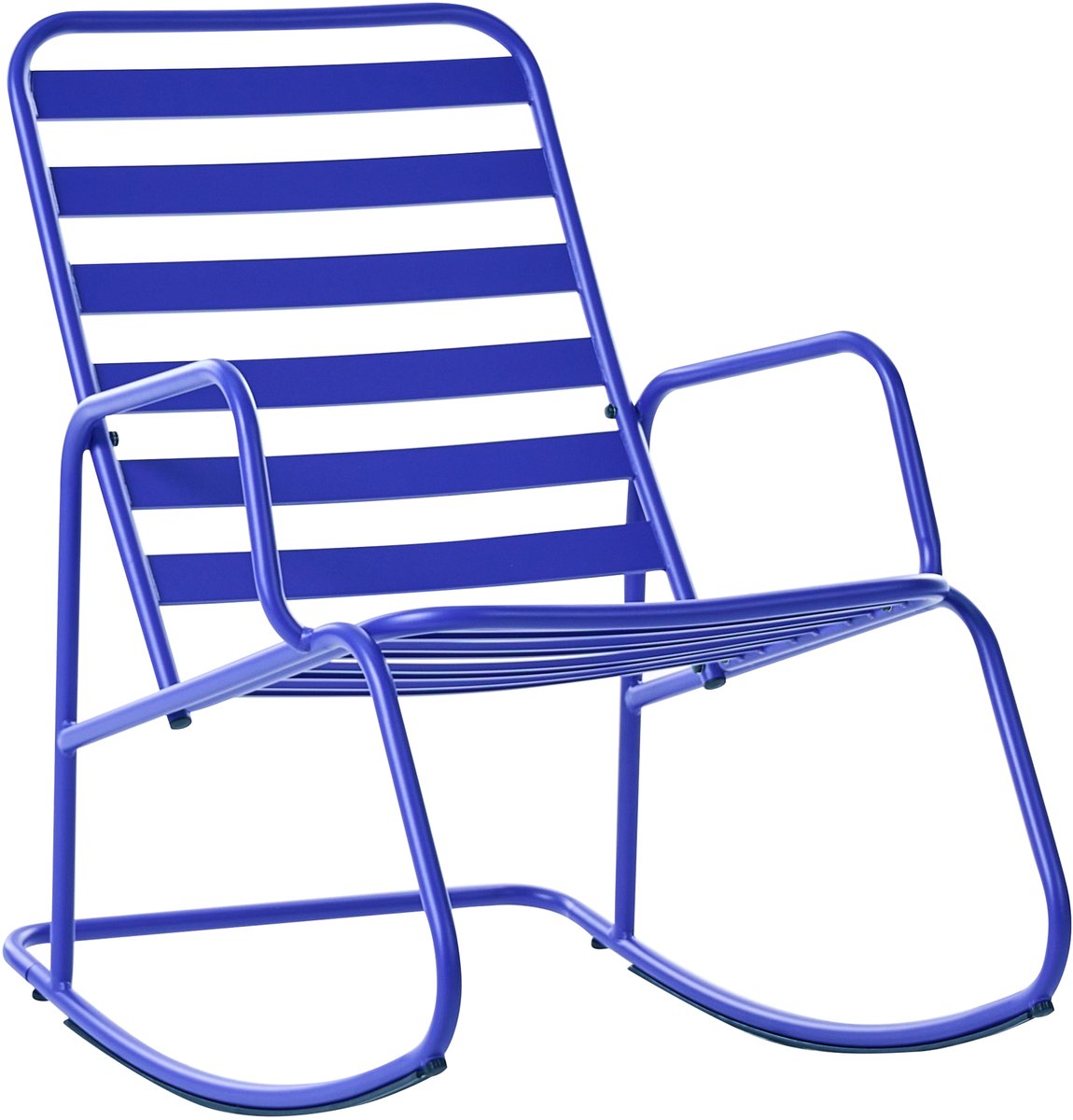 TURI - Schommelstoel - Blauw - Aluminium