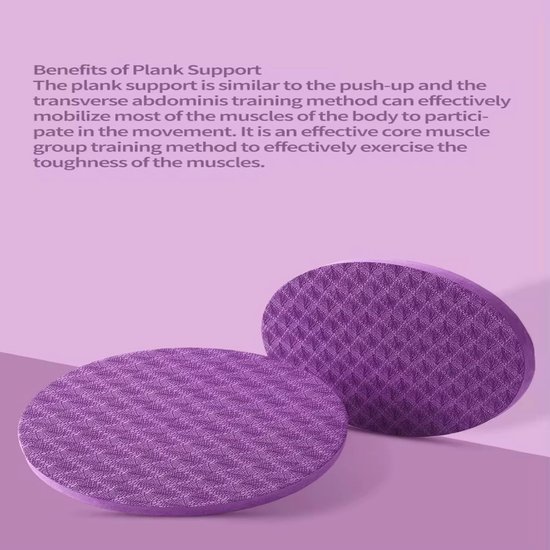 Yoga Knie Pad 2pcs - Anti-slip Foam Kussen voor Comfort en Ondersteuning — afbeelding 2