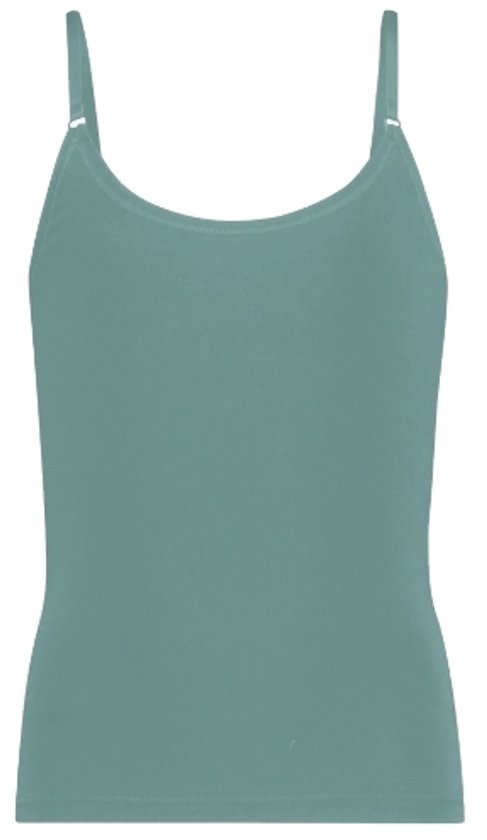 Blauw hemd met verstelbare bandjes.
