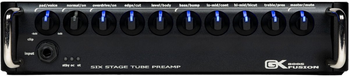 Gallien-Krueger Fusion 800s 800 Watt basgitaar versterkertop