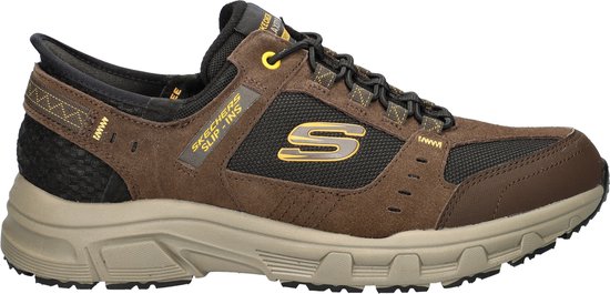 Skechers Slip-ins heren wandelschoenen cat. A bruin - Maat 44 - Extra comfort - Memory Foam