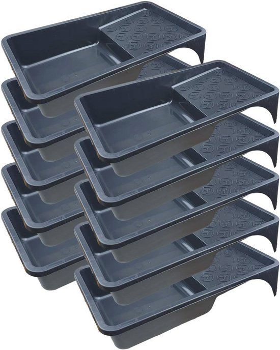 CE Verfbak Kunststof zwart 14x29CM TBV 10CM Roller