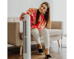 Stille Torenventilator 80 cm met Afstandsbediening en Timer