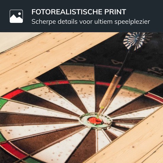 Studio M Dartmat Price met Uitwerpmogelijkheden - 60x250cm - Inclusief Oche - Finish Dartmat Aangeprezen door Professionele Spelers - Cadeautip van Studio M — afbeelding 3