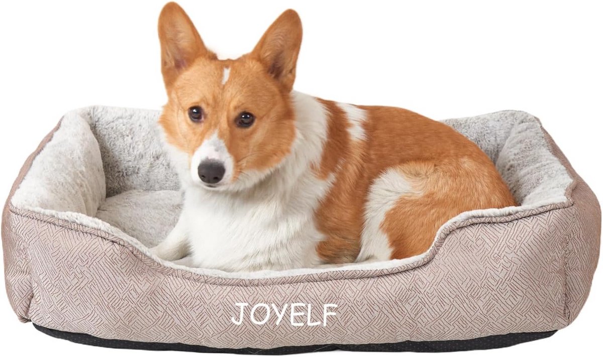 Wasbaar Kalmeerbaar Hondenbed van Pluche voor Medium Hond en Kat - Comfortabel en Ondersteunend