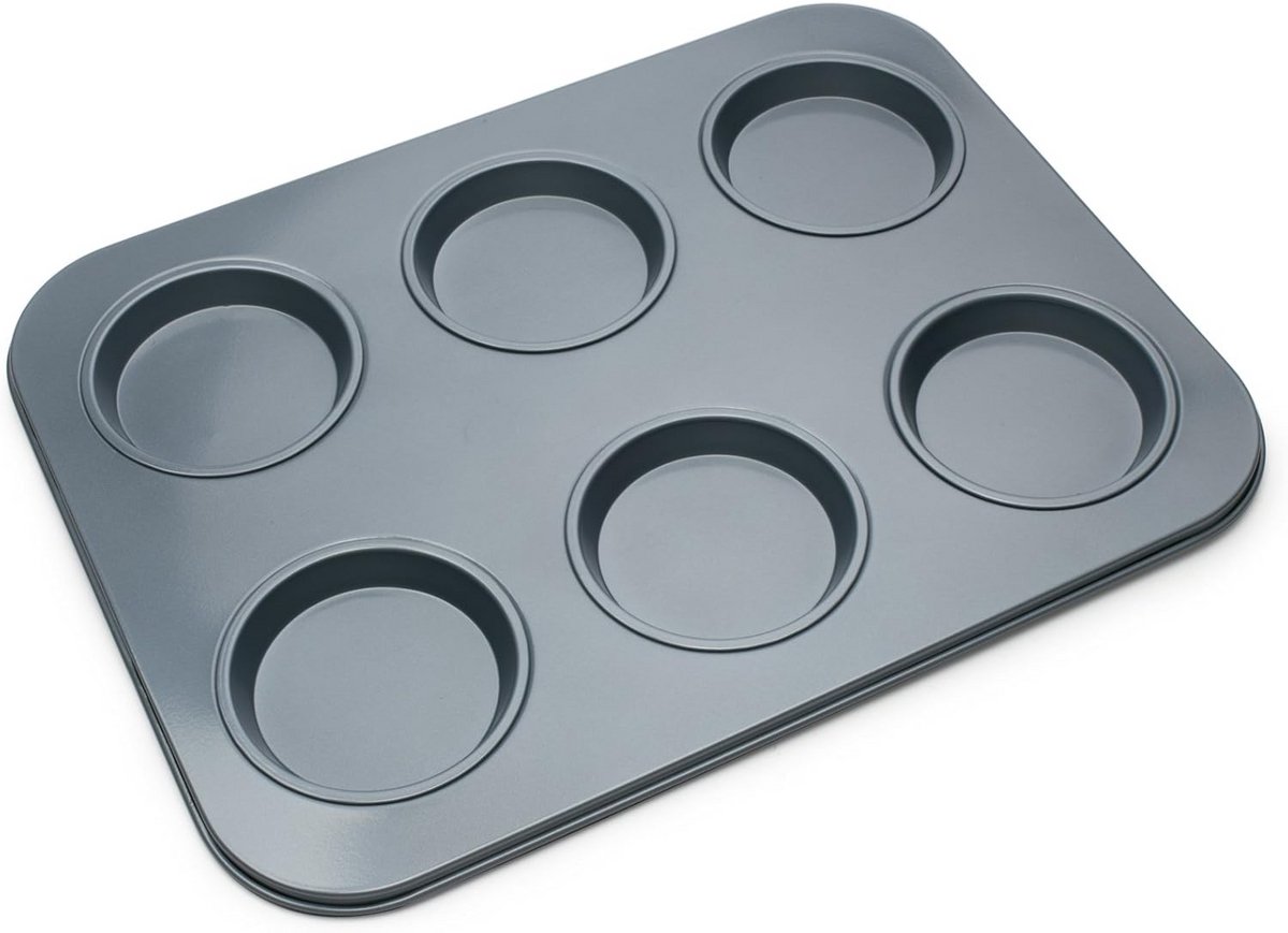 Professionele Antiaanbak Muffin Top Bakvorm voor 6 Stuks