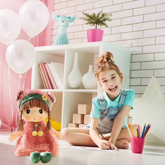 Grote Stoffen Babypop Knuffelpop 45 cm - Zacht Pluche Speelgoedcadeau voor Meisjes van Merkloos — afbeelding 2