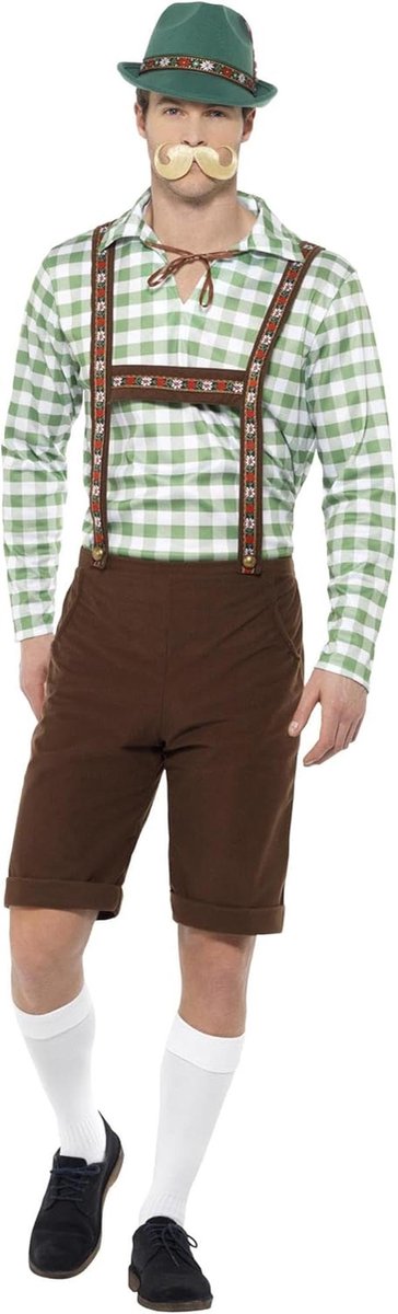 Bayerse Kleding Set met Shirt en Lederhosen voor Volwassenen XL