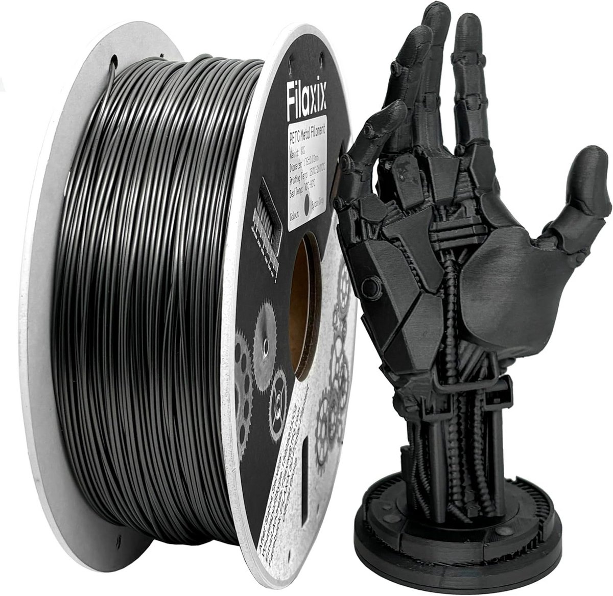 PETG Filament 1.75mm 1kg Spacegrijs - 3D Printer Filament voor Bambu LAB, Creality K1C, Prusa MK4, QIDI en meer