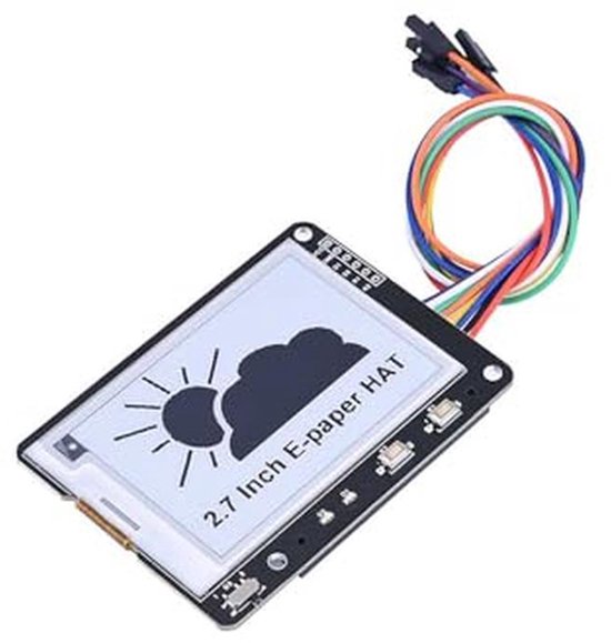 Arduino Hat Display 2,7 inch E-Ink Display HAT voor Raspberry Pi, Arduino en STM32 - E ...
