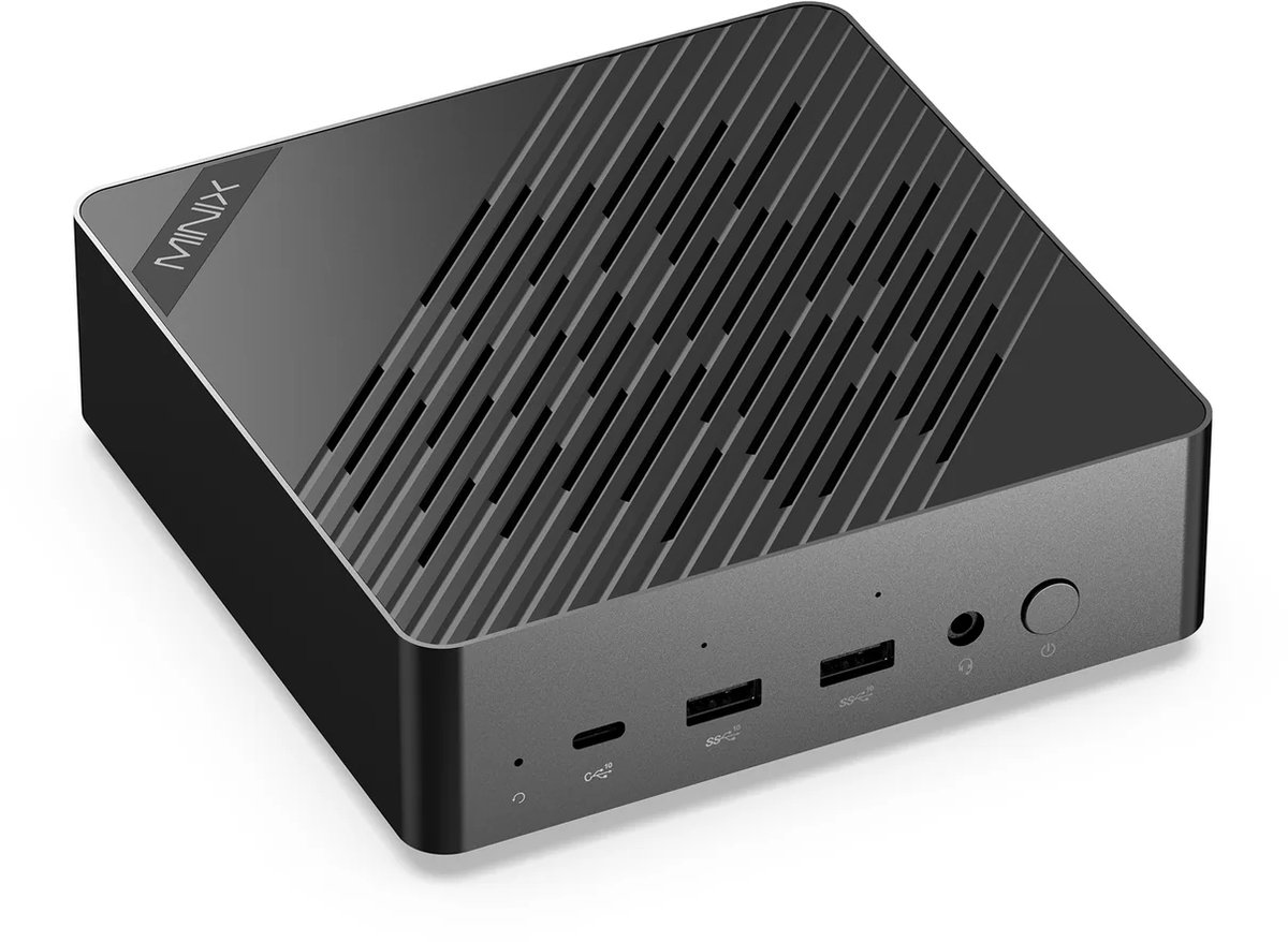 MINIX EU715-AI Intel Core Ultra 7 155H Mini PC met Windows 11 Pro,32GB RAM + 1TB SSD,Dual 2.5G LAN + Wi-Fi 6E for stable,4K Dubbele Weergave