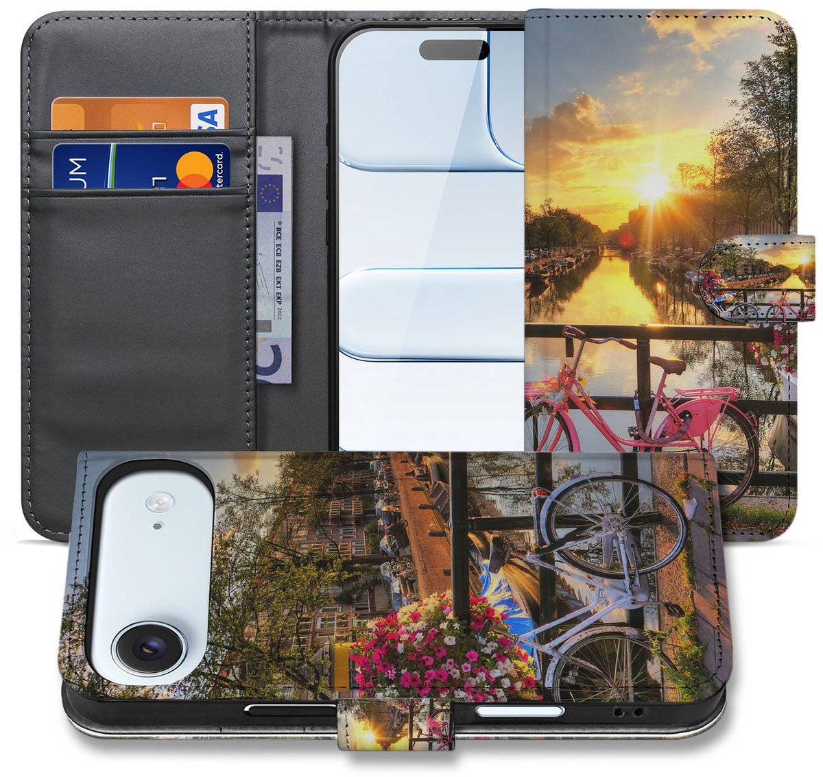 Book Case iPhone Air Amsterdamse Grachten