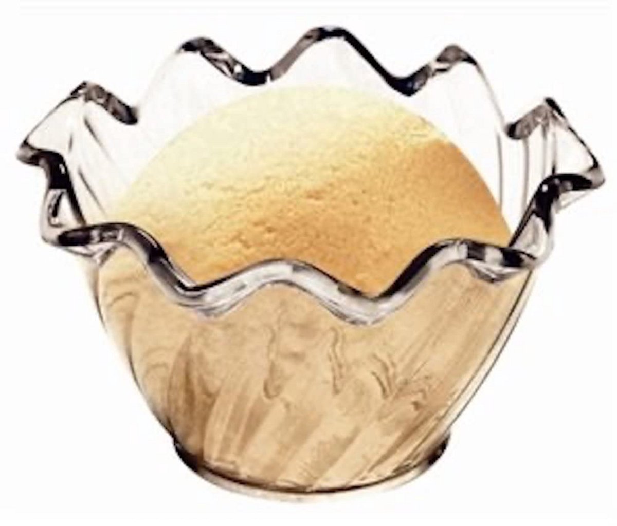 Set van 12 Polycarbonaat Sorbetschaaltjes - Duurzaam IJsschaaltjes - 165 ml