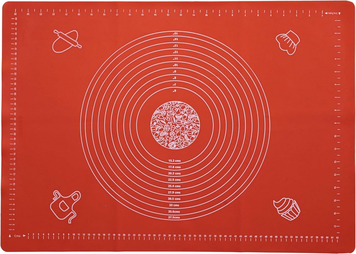 Grote Siliconen Bakmat 70x50 cm - Antiaanbak & Hittebestendig voor Oven
