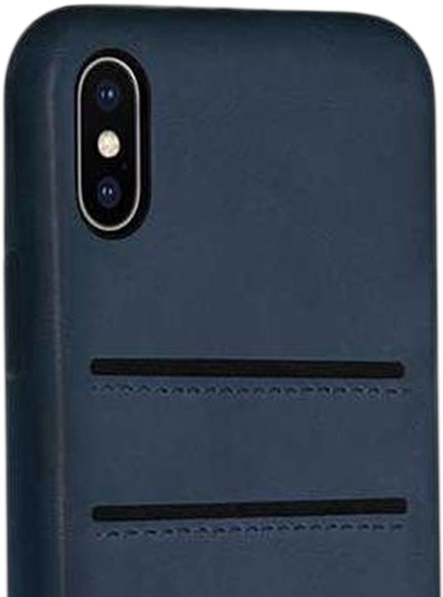 Twelve South RelaxedLeather iPhone X / XS Hoesje Indigo