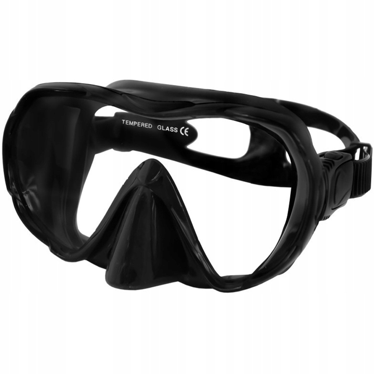 Frameloos Duikmasker met Gehard Glas en Zachte Siliconen