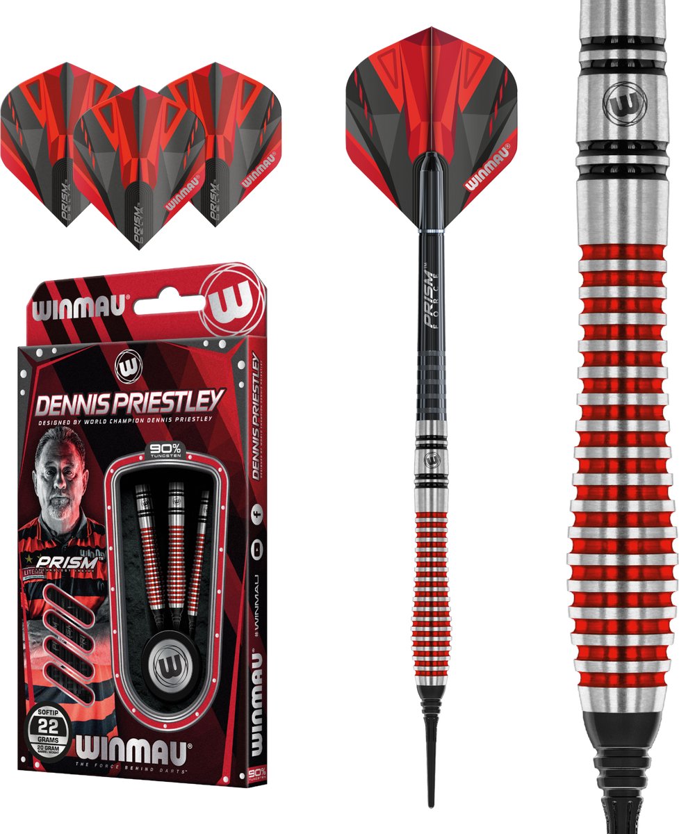 Winmau Dennis Priestley Special Edition 90% - Soft Tip Darts