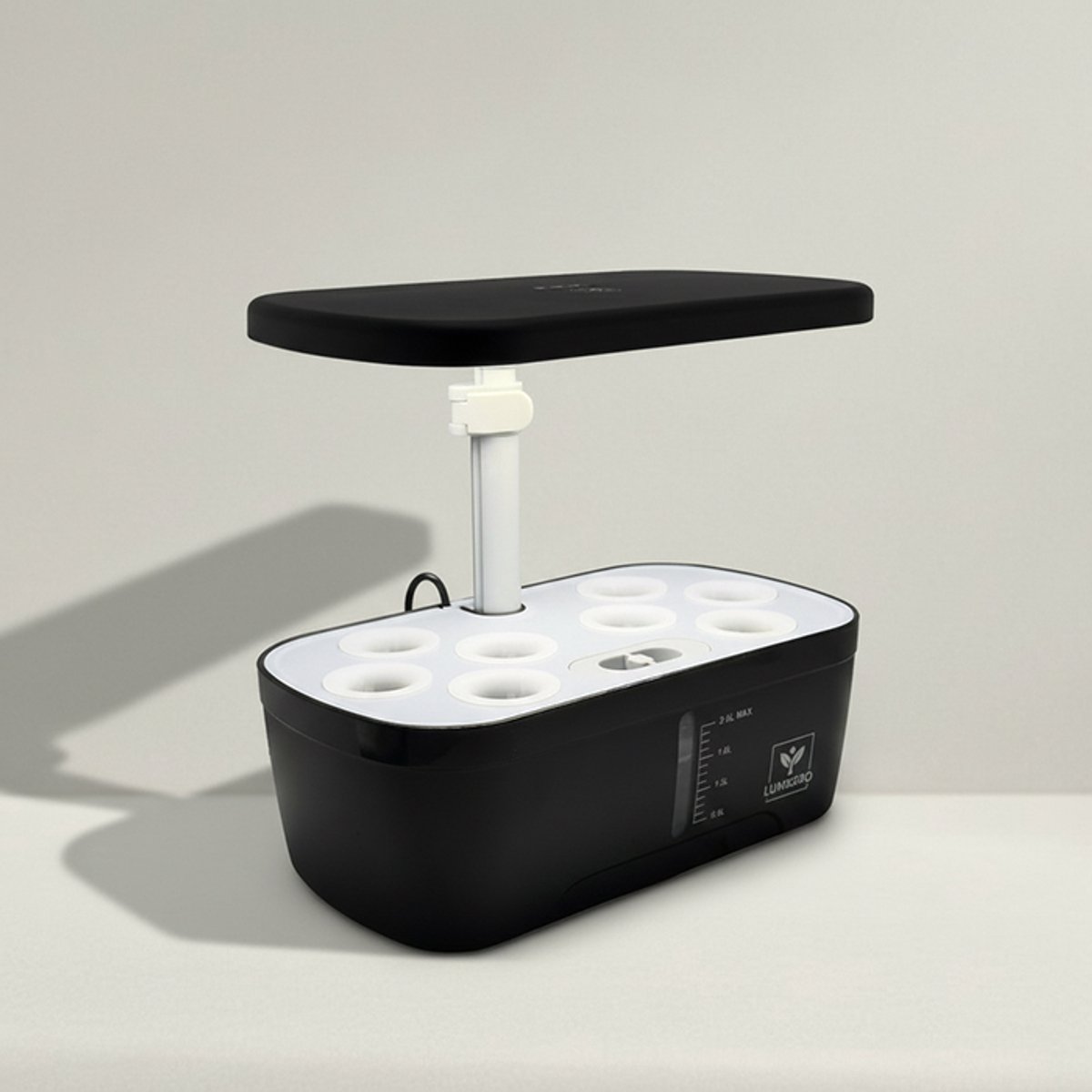 Lumegro Hydrocultuur Kweeksysteem Kitchin Comfort set compleet. Smart Garden intelligente binnentuin moestuin, compleet met 15 soorten kruidenzaden.