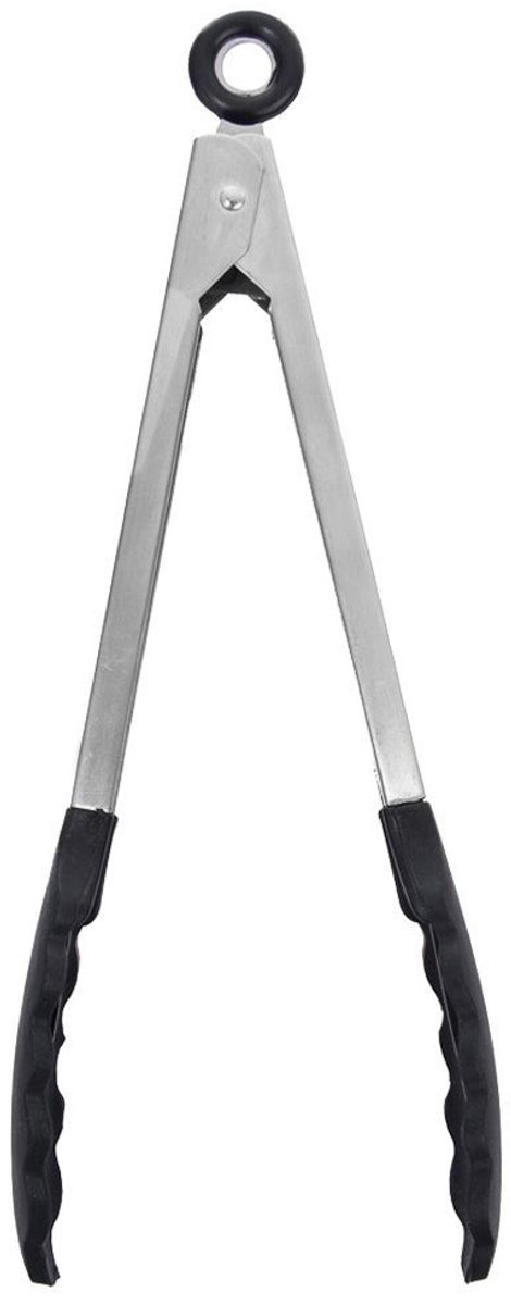Orion - Keukentang - Roestvrij Staal - 27 cm - Zwart Silicone