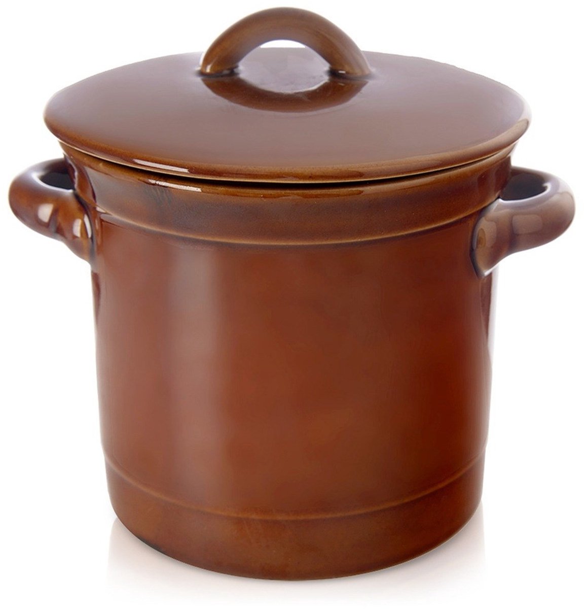 Orion - Keramische Fermentatiecontainer - 1 liter - Bruin