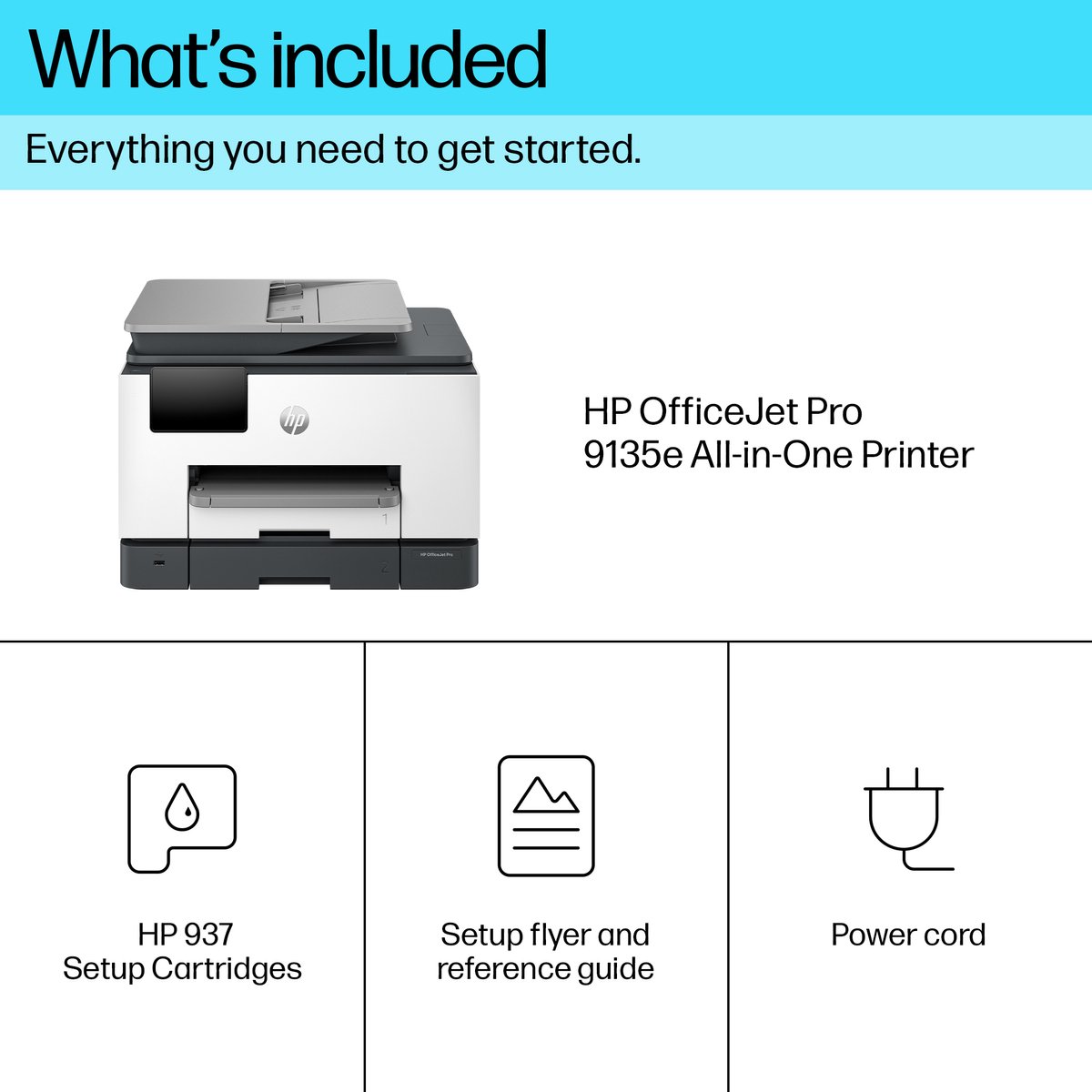 HP OfficeJet Pro 9135e - All-in-One Kleurenduplexprinter thumbnail 3