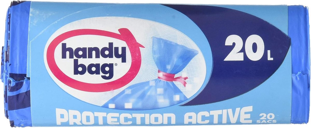 20 liter vuilniszakken met sluiting - antibacterieel, lekvrij, ondoorzichtig