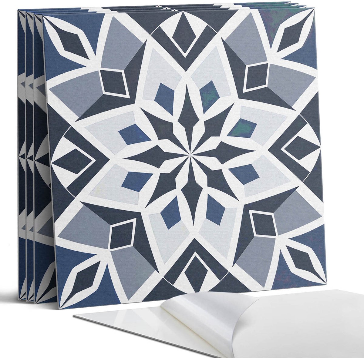 Coloray Wandpanelen Zelfklevend - Geometrisch bloemenpatroon Zelfklevende Wandpanelen - 50