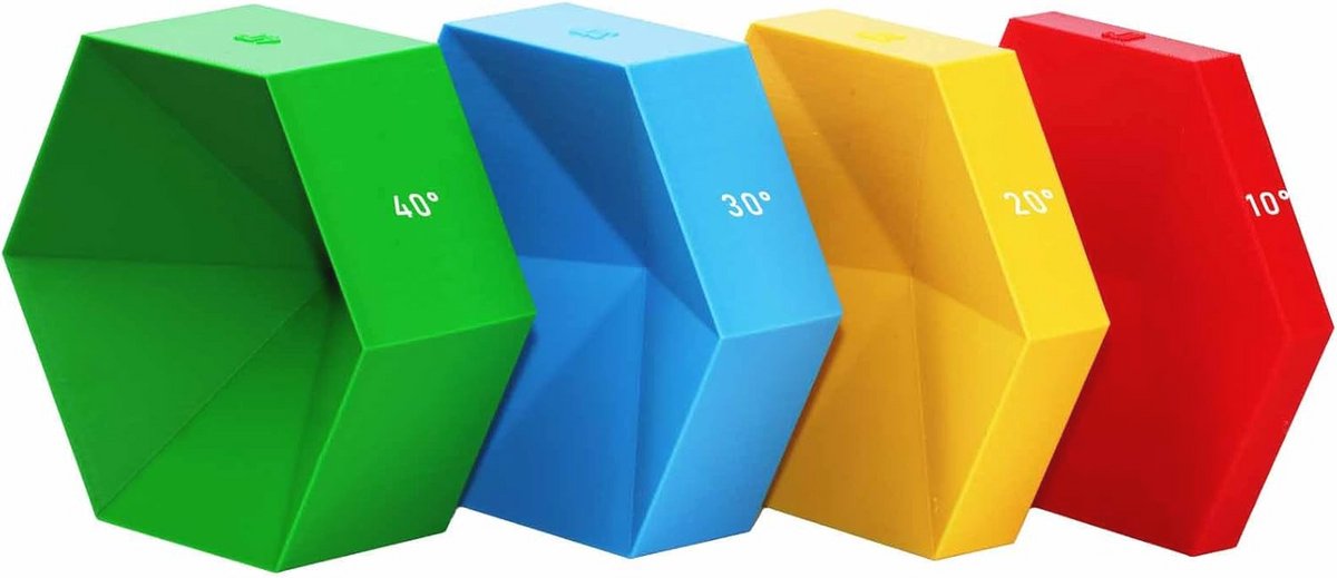 Gebrandschilderd Glas Succulente Jig Set met 6 Bloemblaadjes voor 3D Bloemen