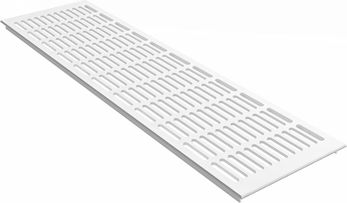 Ventilatierooster Aluminium 150 mm Breed - Gepoedercoat Wit RAL9016 voor Efficiënte Ventilatie