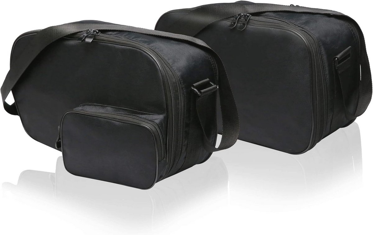 Binnentassen Motor - Binnenzakken Koffers - Motorbagage Opslag - Speciaal Ontworpen Pasvorm - 44 x 21 x 27 cm - Zwart