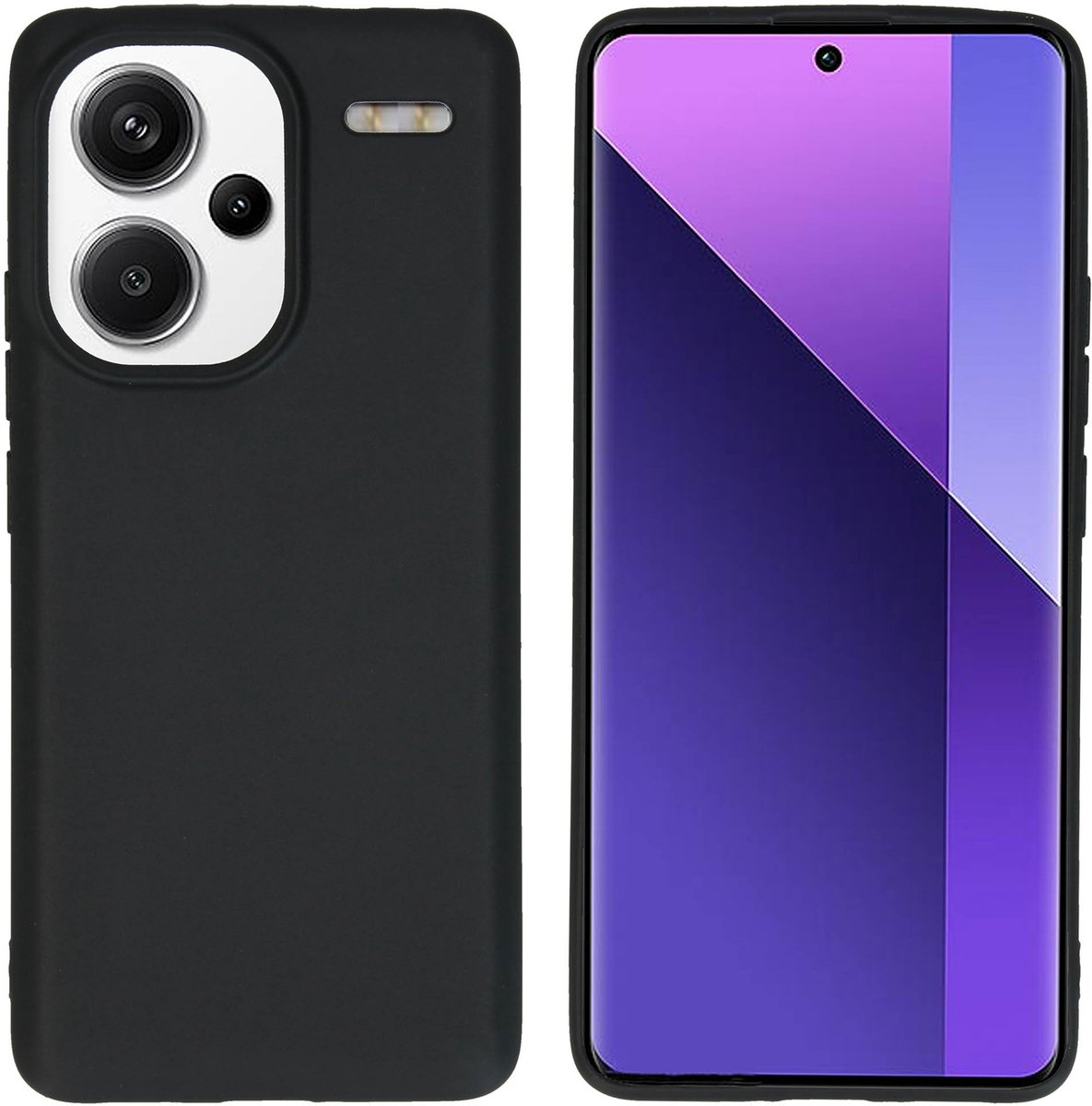imoshion Hoesje - Geschikt voor Xiaomi Redmi Note 13 Pro Plus (5G) - Color Backcover - Zwart