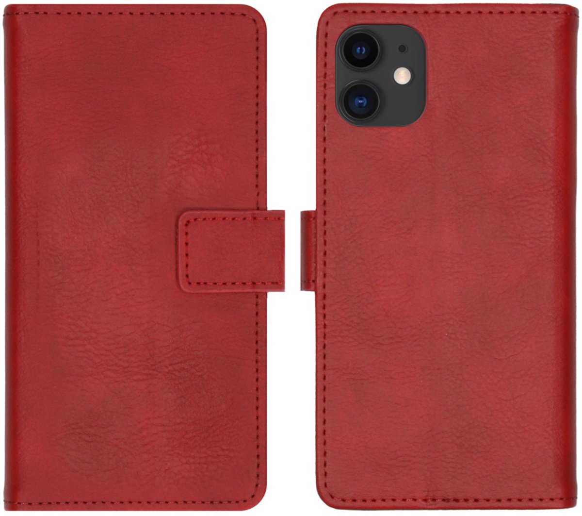 imoshion Hoesje - Geschikt voor Apple iPhone 11 - Luxe Bookcase - Rood