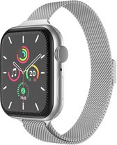 imoshion Slim bracelet milanais adapté à Apple Watch Series 1 à 9 / SE (38 / 40 / 41 mm) | Série 10 (42 mm) - Argent