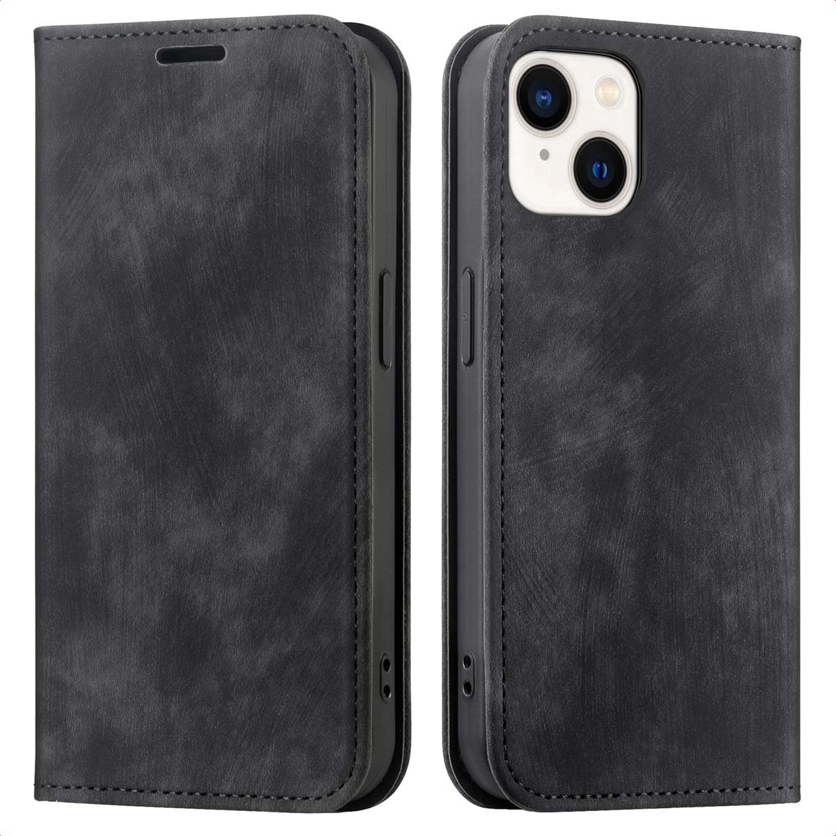 imoshion Hoesje - Geschikt voor Apple iPhone 15 - Slim Bookcase - Zwart