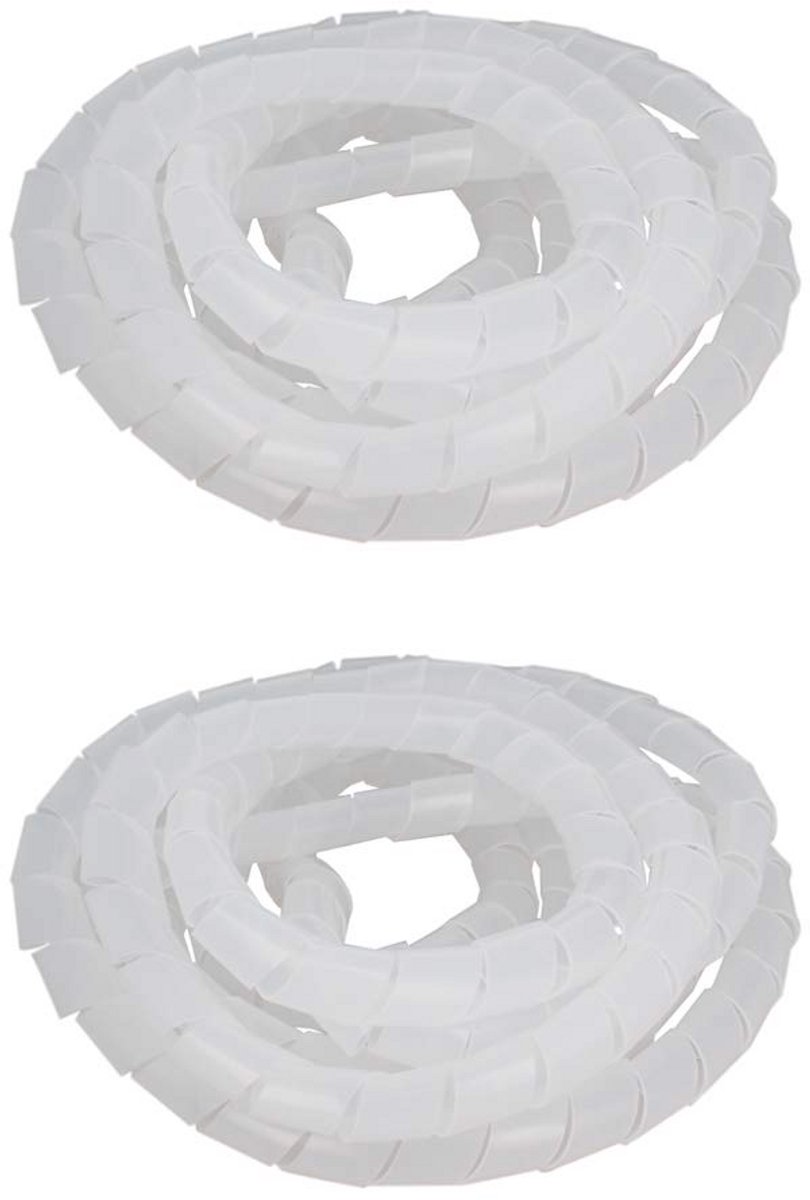 2x Spiraalkabel Organizer voor Kabelmanagement - Diameter 18mm, Lengte 3,5m