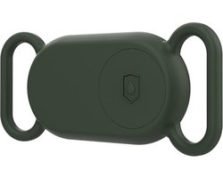 Go Go Gadget - Siliconen case - Geschikt voor Samsung Galaxy SmartTag2 - Huisdier case - Halsbanden tracker - Groen