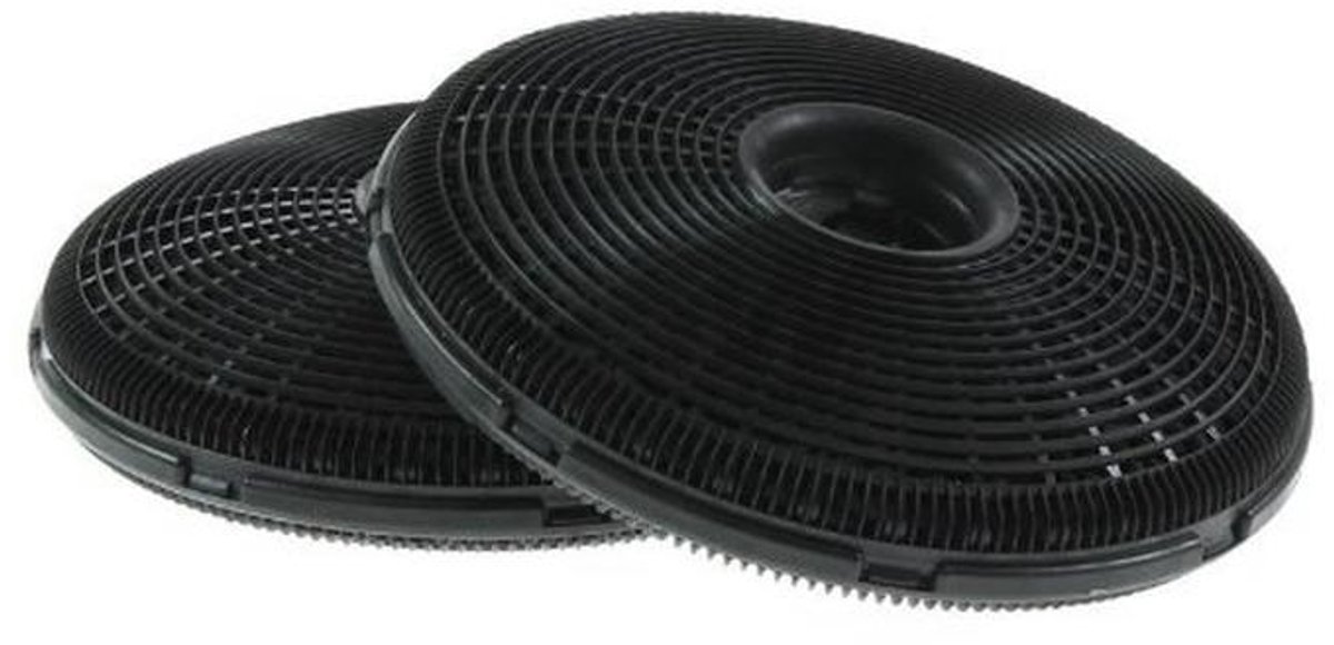 Koolstoffilter voor afzuigkappen, 200 x 200 mm, 2 stuks