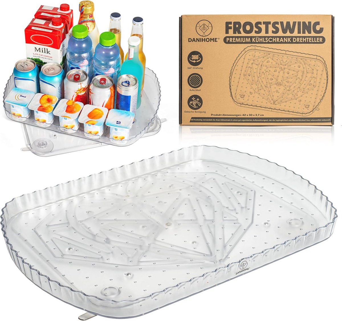 Frostswing Koelkast Organizer met Draaisysteem voor Optimale Overzicht