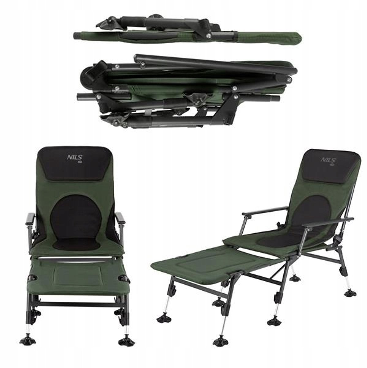 Nils Camp Visstoel met Voetenbank NC1802 - Comfort & Stabiliteit