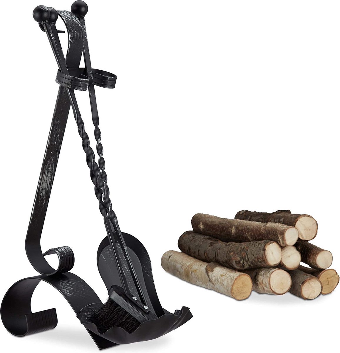 Thuys – Open Haard Bestek – Modern Roestvrij Staal – Open Haard – Bestek Set