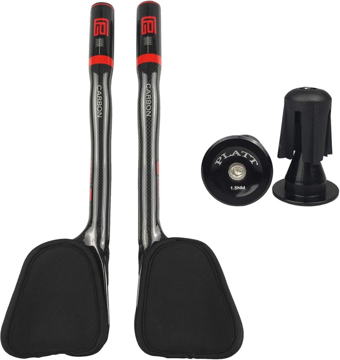 Aero Bars voor Fietsen - Koolstofvezel Stuur voor Racefiets en Mountainbike 31.8mm