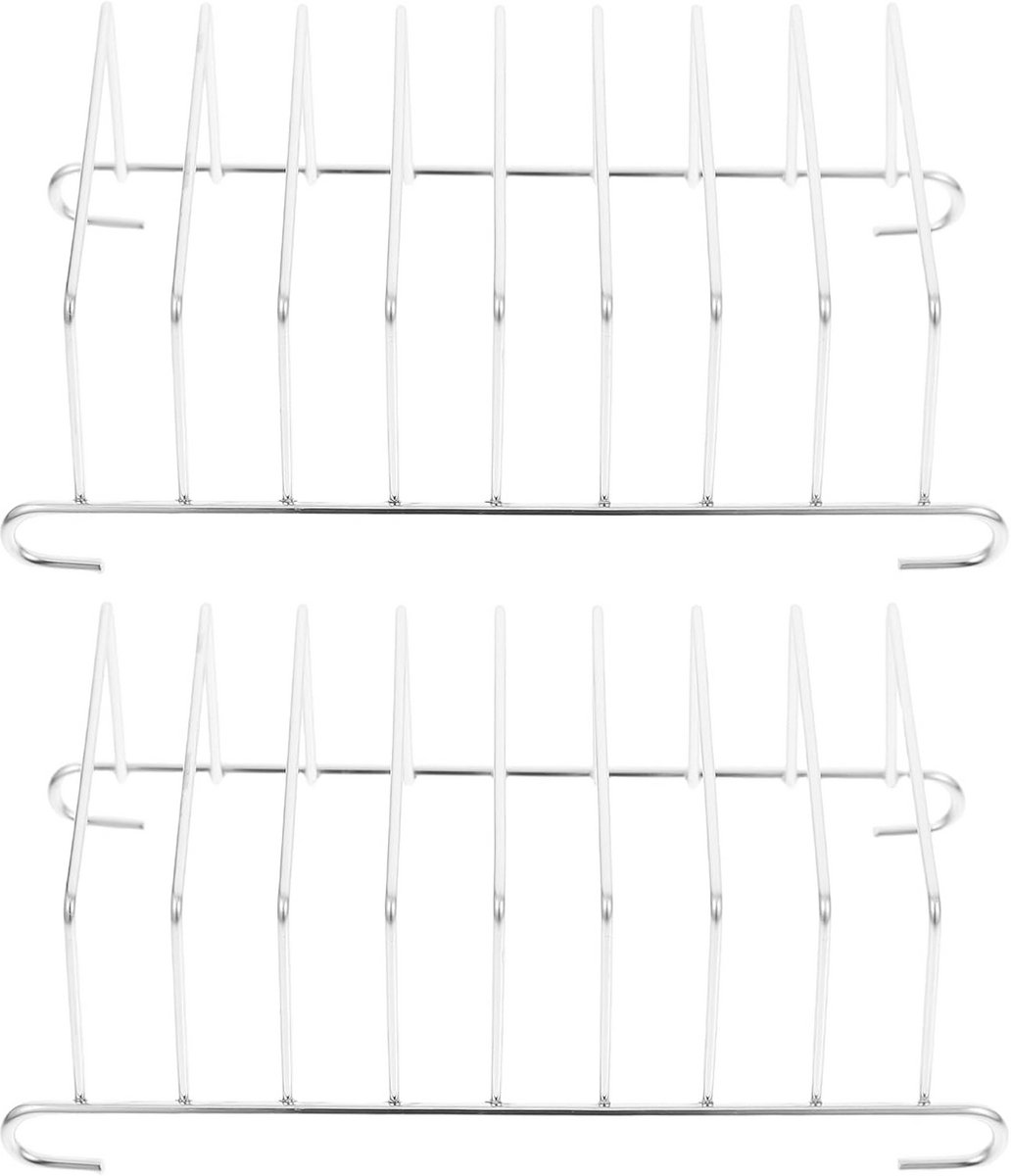 2 Stuks Broodroosterstandaard voor Airfryer en Oven Roestvrijstalen Bakaccessoires