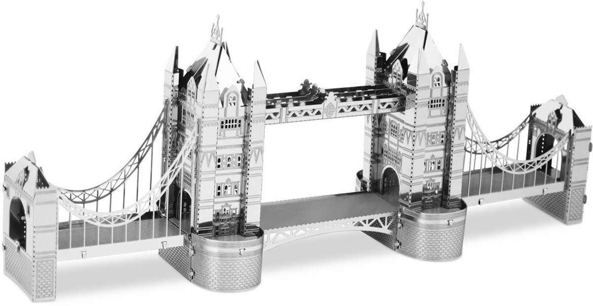 Metal Earth Modelbouw 3D London Tower Bridge - Metaal — afbeelding 2