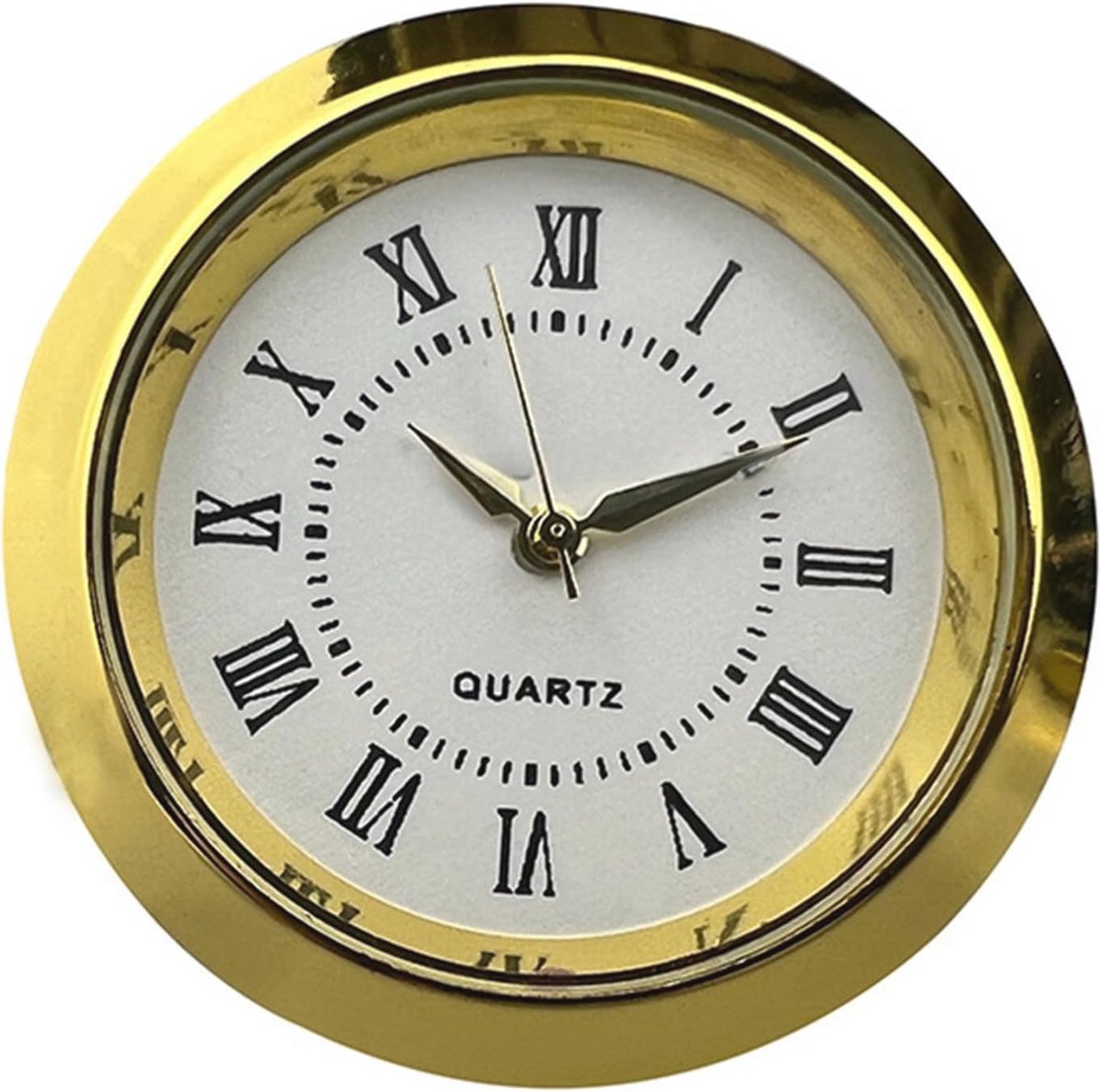 Miniatuur Ronde Quartz Klok Insert voor Ambachten 36mm-55mm